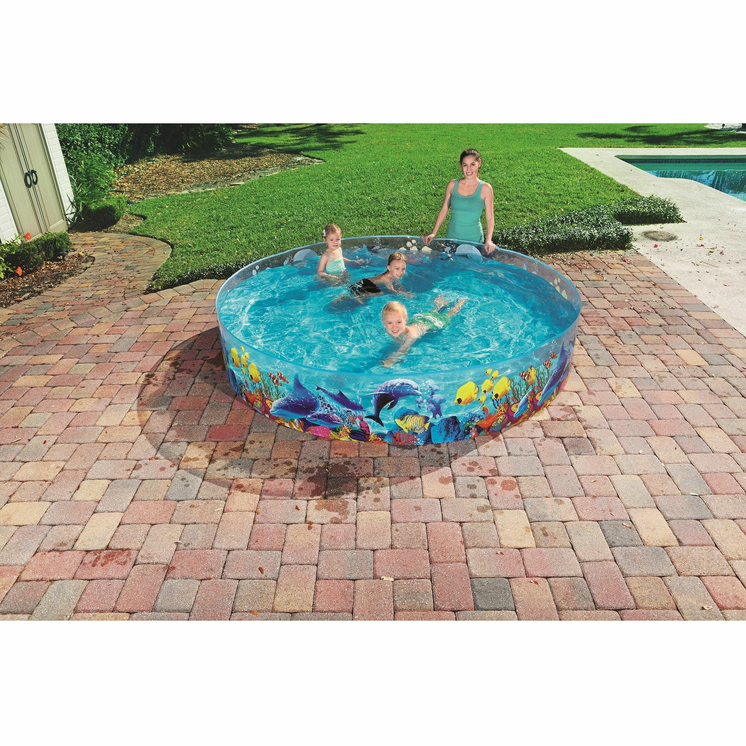 Piscina pentru copii Bestway Fill n Fun. 244 cm x 46 cm Multicolor