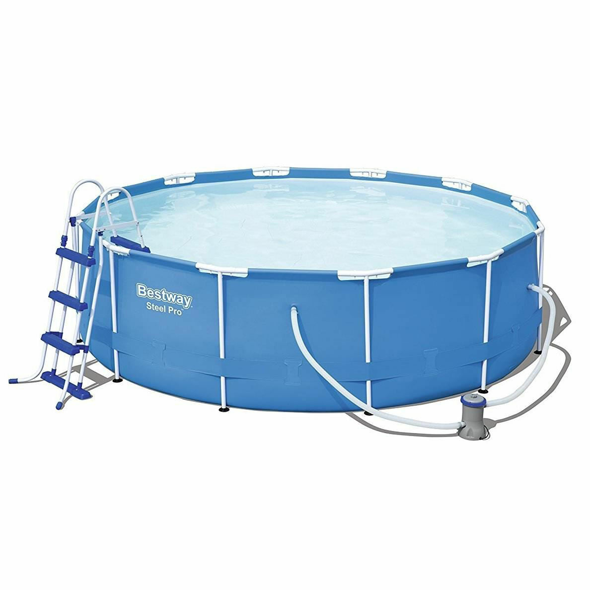 Piscina Bestway® 56418, dimensiune 3.66x1.00 m, pompa, filtru, scara incluse