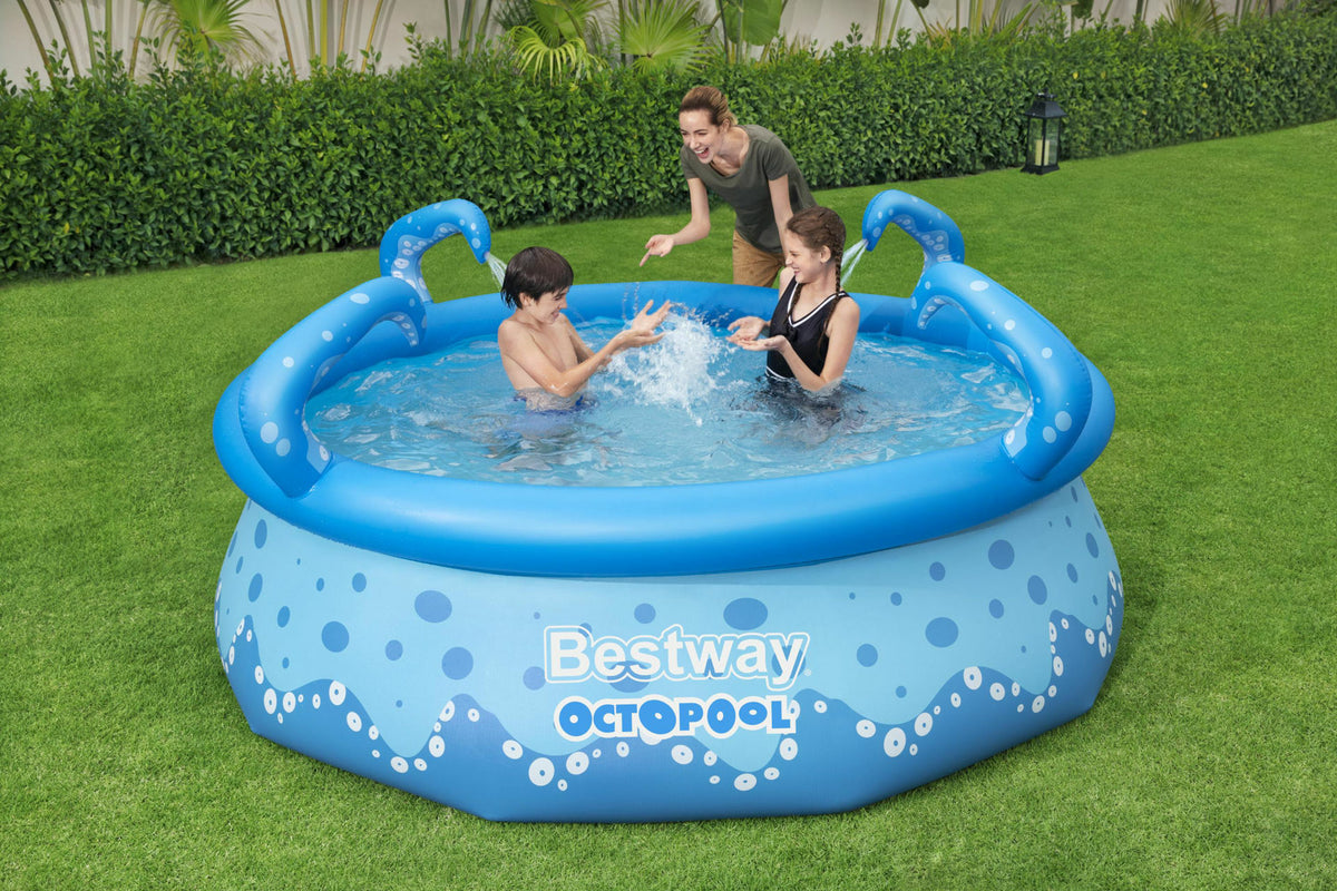 Piscina gonflabila pentru copii model octopus, 274x76 cm 57397