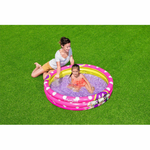 Piscina gonflabila BestWay Minnie Mouse cu 3 Inele 122 x 25 cm