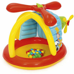 Centru BestWay de Joaca Fisher Price Elicopter cu 25 de Mingi