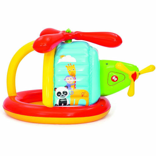 Centru BestWay de Joaca Fisher Price Elicopter cu 25 de Mingi