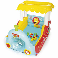 Centru BestWay de Joaca Trenuletul Gonflabil Fisher Price cu 25 Mingi