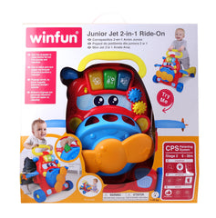 Jucarie junior jet 2 in 1 ride-on, Winfun