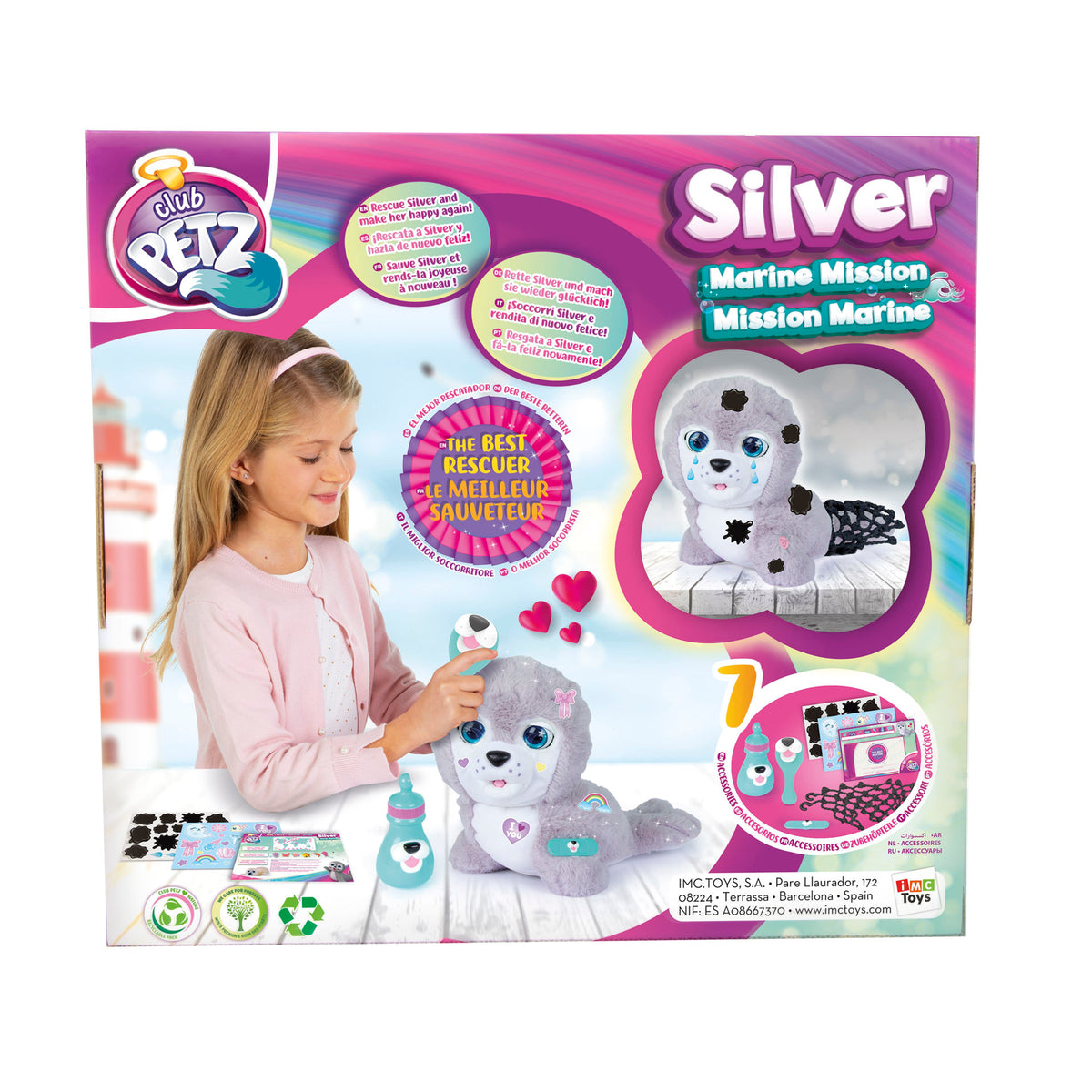 Plus foca interactiva Silver Marine gri