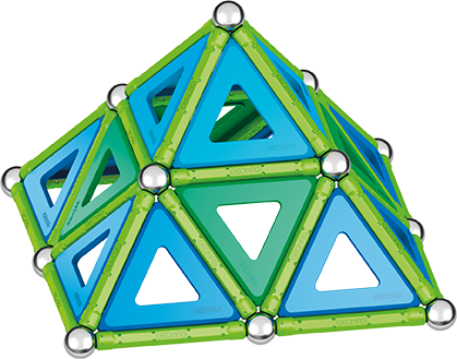 Geomag set magnetic 114 piese Classic Panels green line, 473