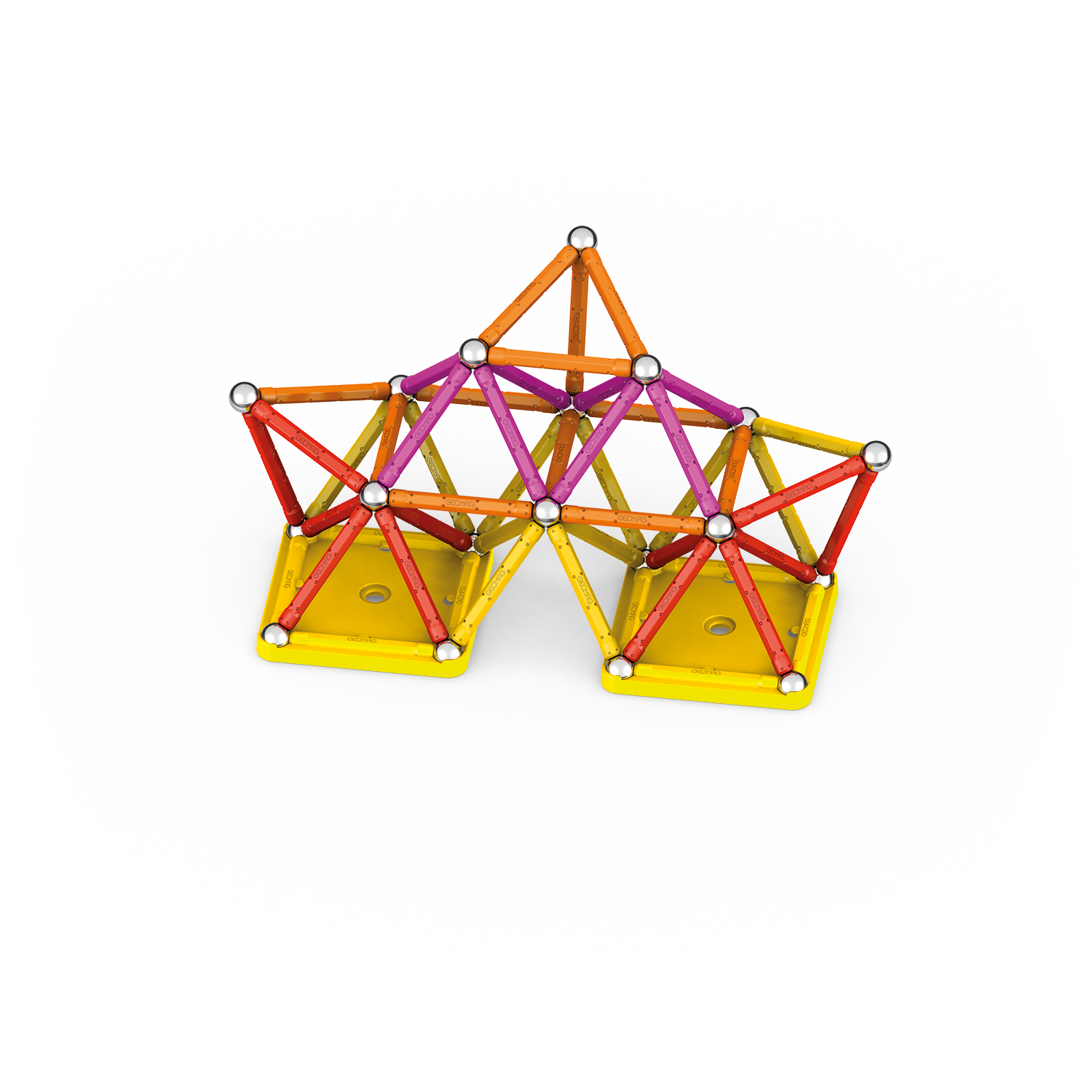 Geomag set magnetic 93 piese classic Green line, 273