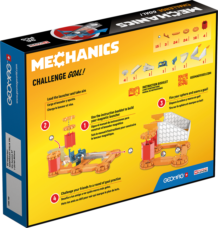 Geomag set magnetic 96 piese Gravity Mechanics Challenge, 769