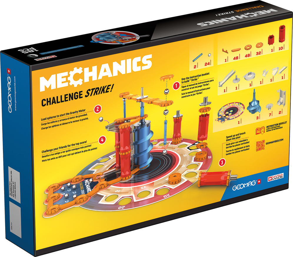 Geomag set magnetic 185 piese Gravity Challenge, 777