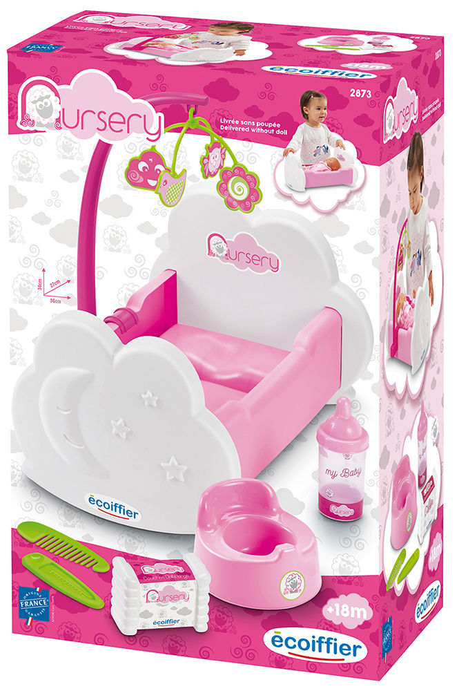 Patut balansoar de papusi cu carusel si accesorii, Ecoiffier, 2873