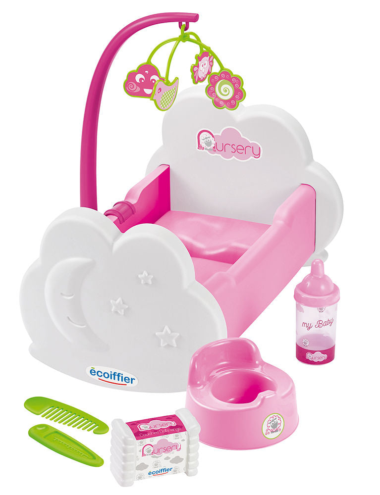 Patut balansoar de papusi cu carusel si accesorii, Ecoiffier, 2873