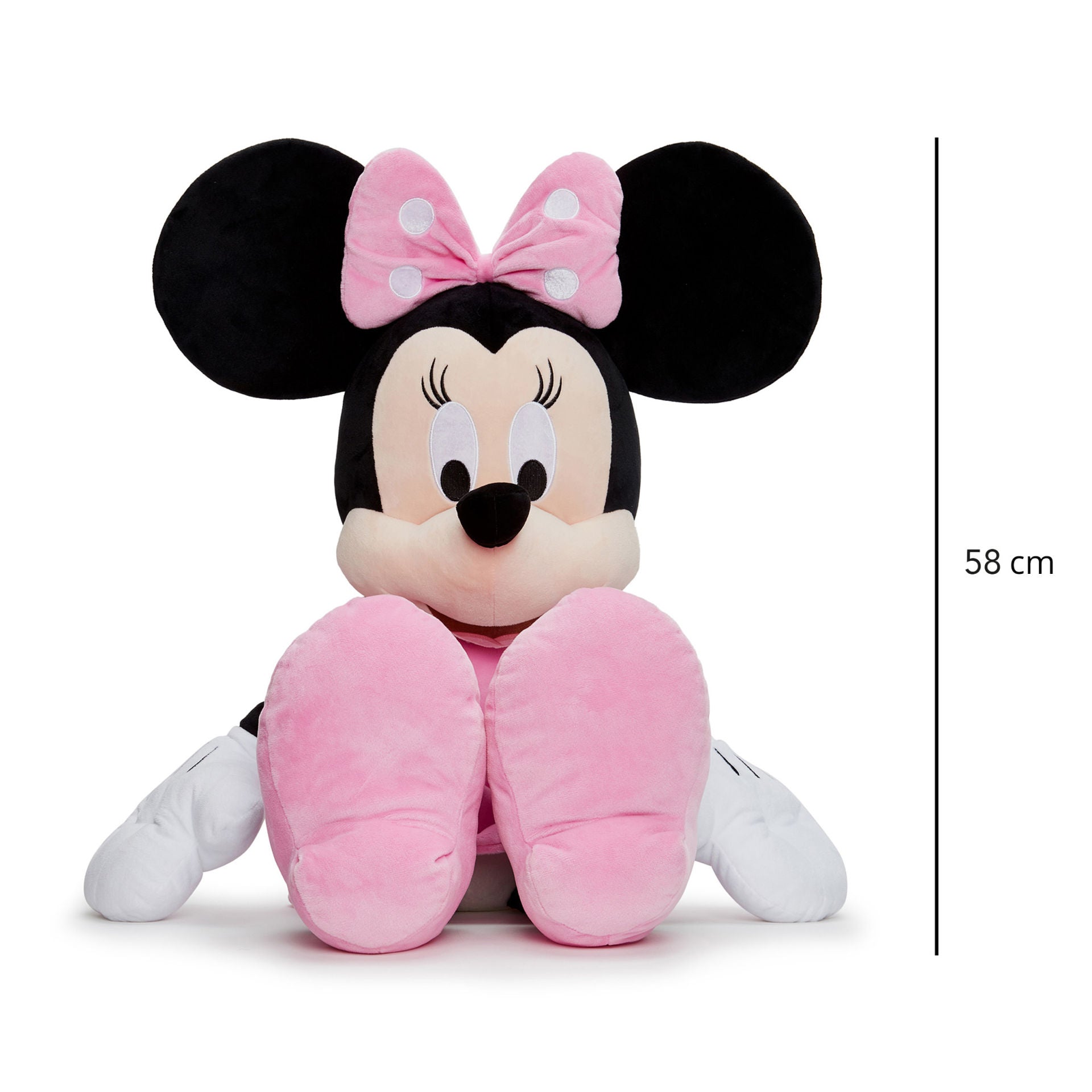 Jucarie de plus Disney Minnie Mouse, 61 cm