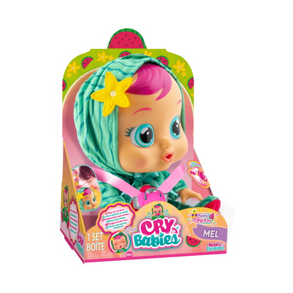 Papusa Cry Babies Tutti Frutti - Bebe plangacios Mel, IMC