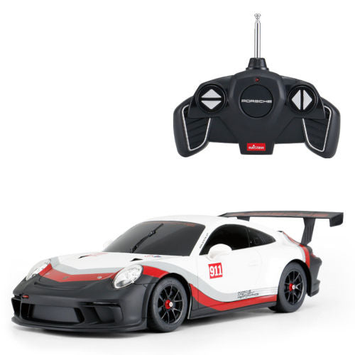 Masinuta Rastar cu Telecomanda Porsche 911 GT3 CUP, Scara 1:18