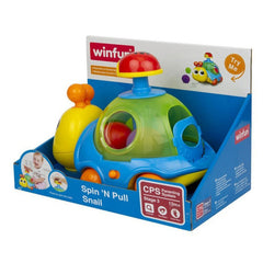 Jucarie de tras interactiva Winfun - Melcul muzical cu bile