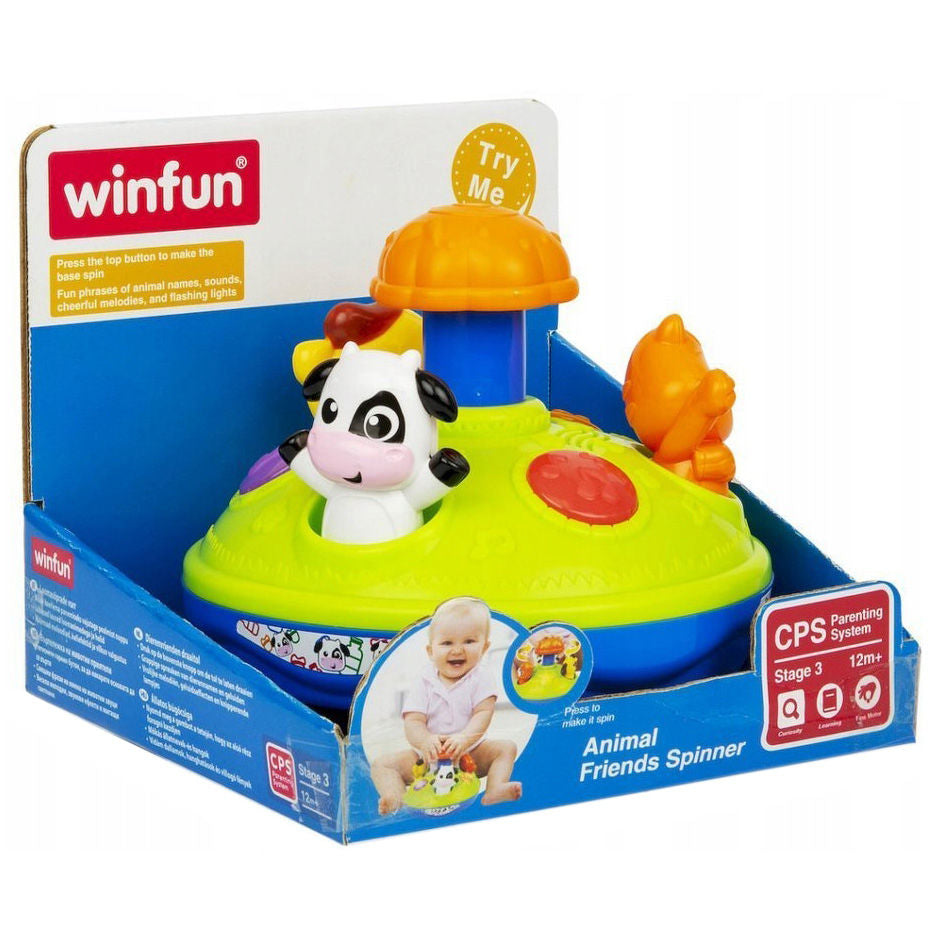 Jucarie interactiva bebelusi Winfun - Spinner, cu lumini si sunete