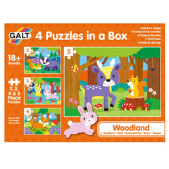 Puzzle 4 in 1 Galt - In padure, 2/3/4/5 piese