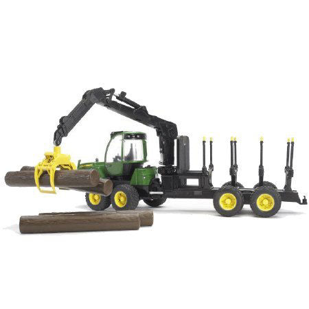 Bruder John Deer 1210E cu încărcător pentru bușteni 02133