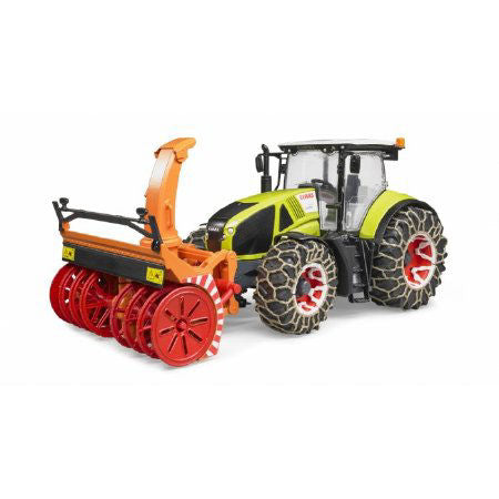 Tractor Bruder Claas Axion 950 cu lanț de zăpadă și tun de zăpadă 03017