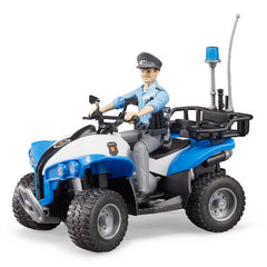 Bruder Bworld Police Quad cu șofer și echipament 63010