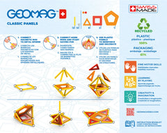 Geomag set magnetic 35 piese Classic Panels Green, 470