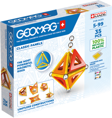 Geomag set magnetic 35 piese Classic Panels Green, 470