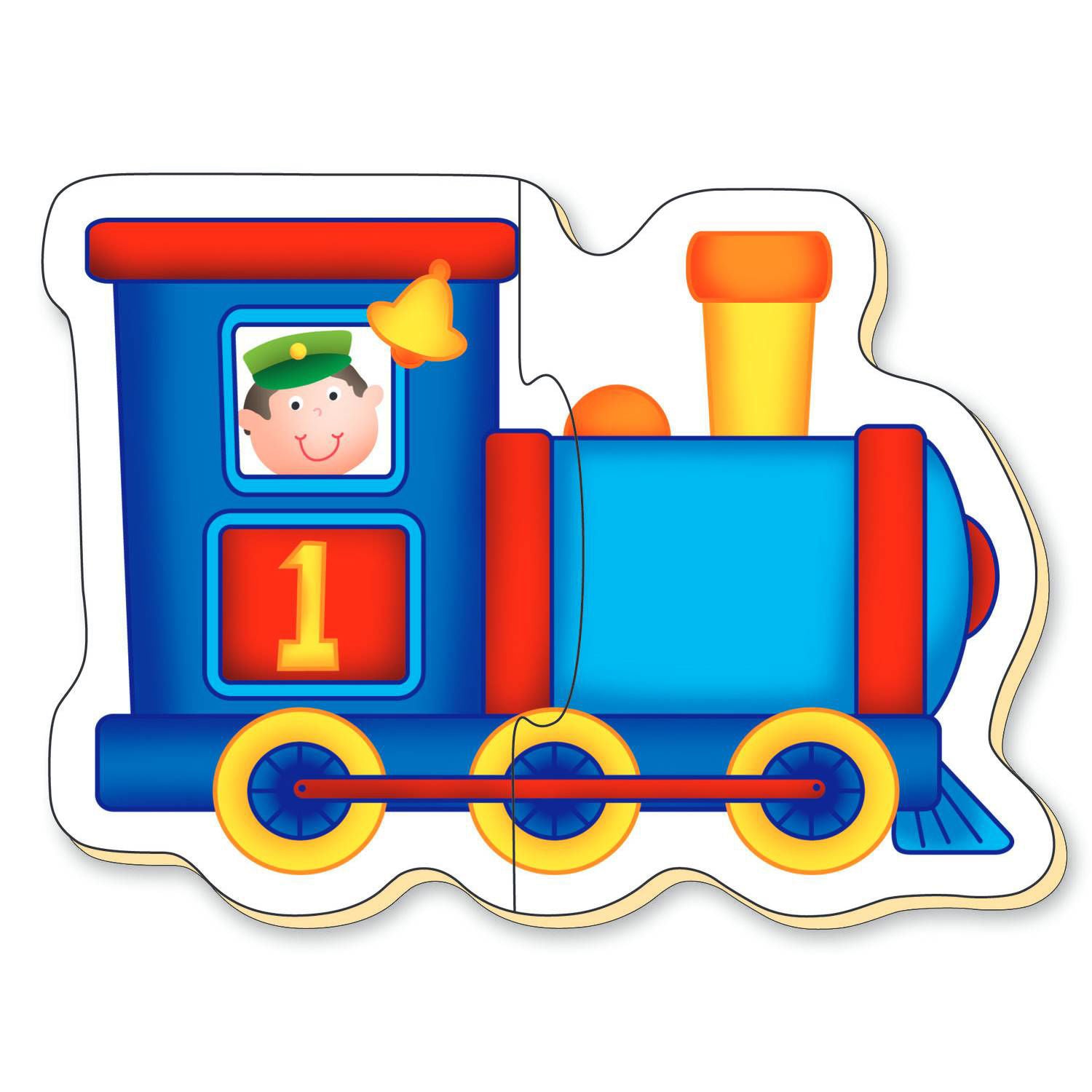 Puzzle bebelusi Galt, Duo Transport, 12 piese