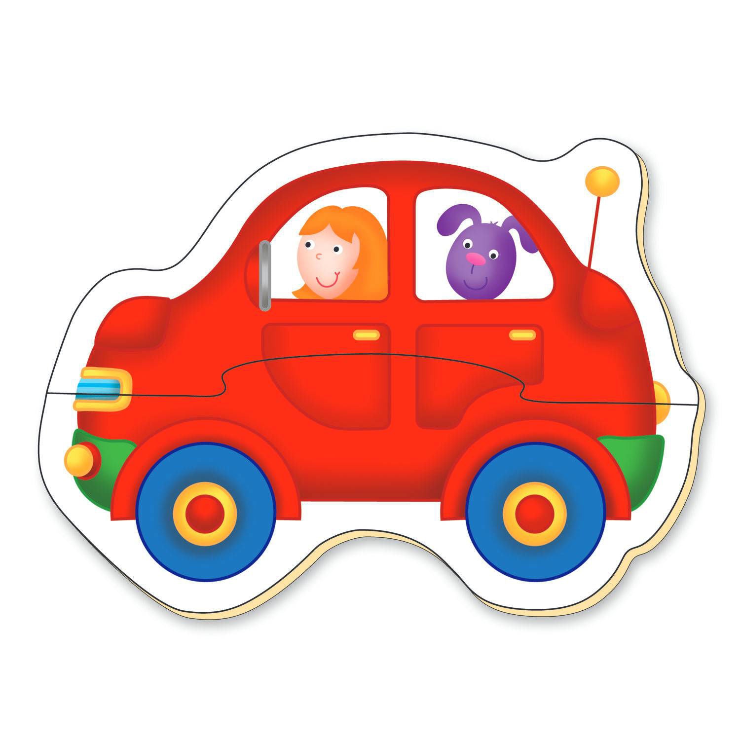 Puzzle bebelusi Galt, Duo Transport, 12 piese