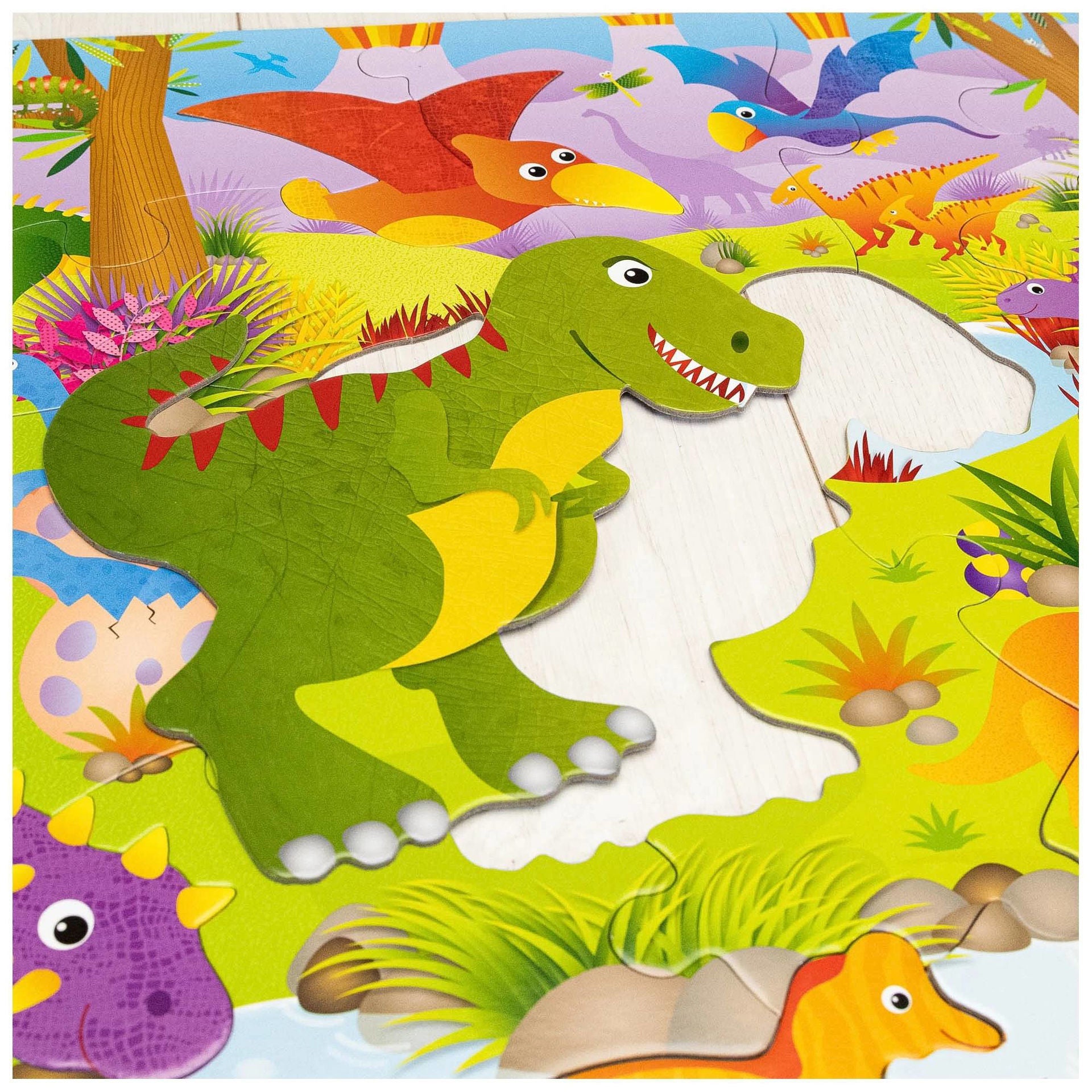 Puzzle gigant Galt - Dinozauri, 30 piese