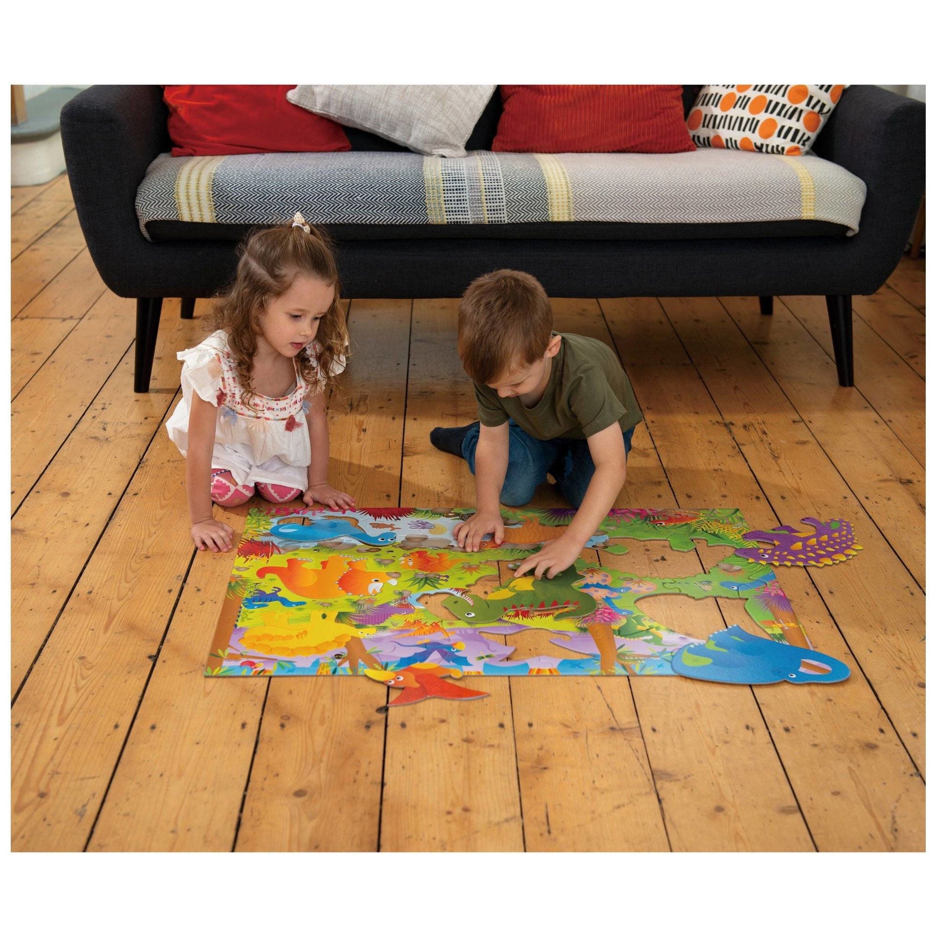 Puzzle gigant Galt - Dinozauri, 30 piese