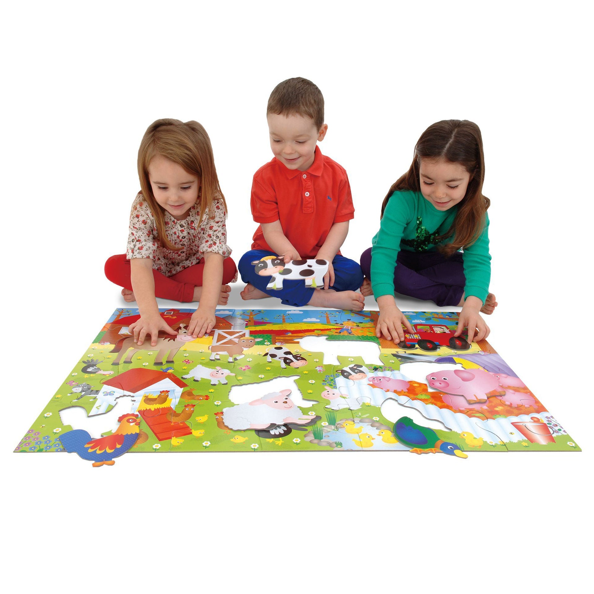 Puzzle gigant Galt - Ferma, 30 piese