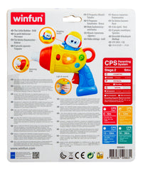 Jucarie copii mini burghiu cu constructor de roboti, Winfun, 0683