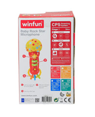 Jucarie microfon pentru bebelusi rock star, Wimfun, 0722