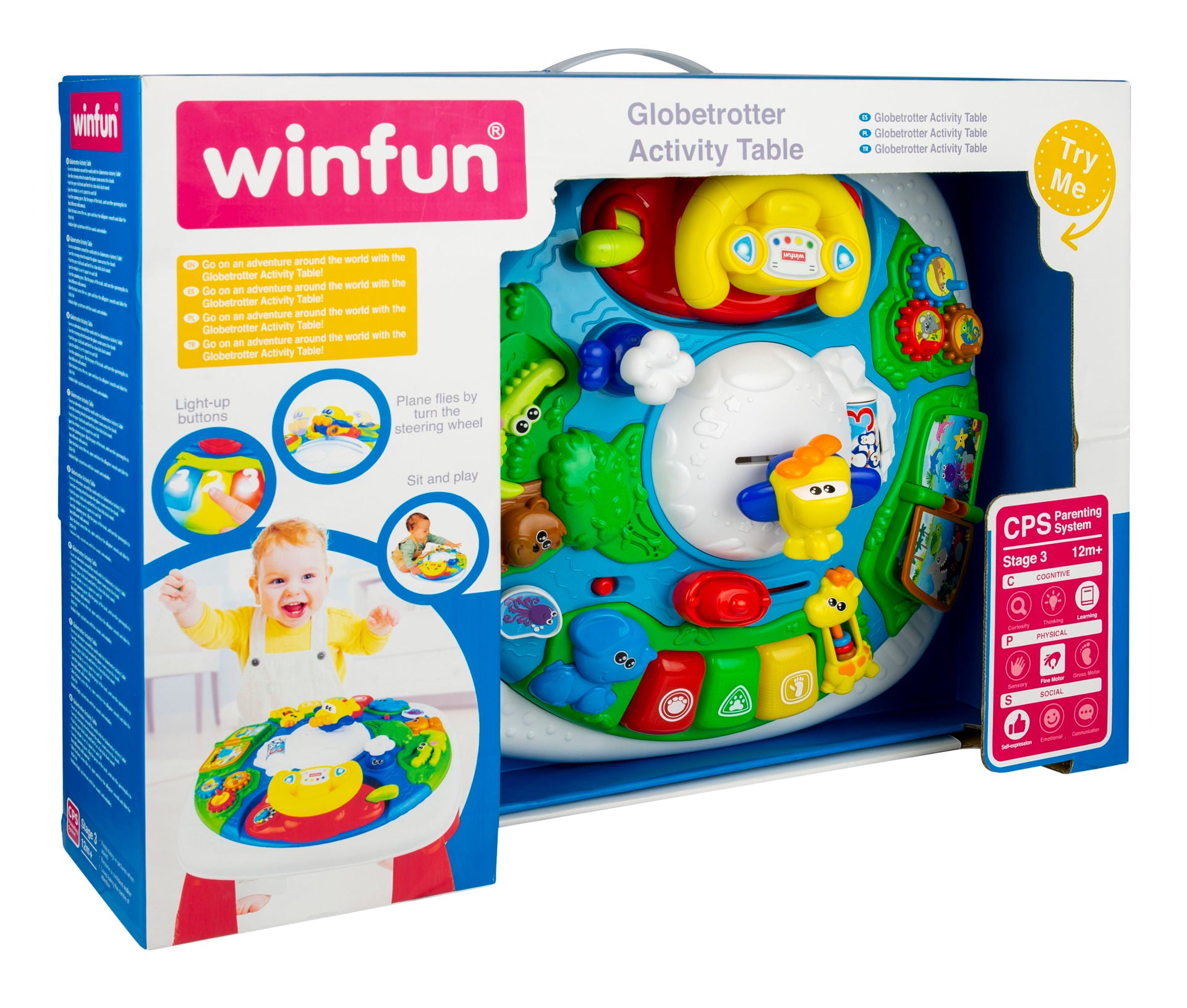 Jucarie, masa activitati cu sunete si lumini, Winfun, 0876