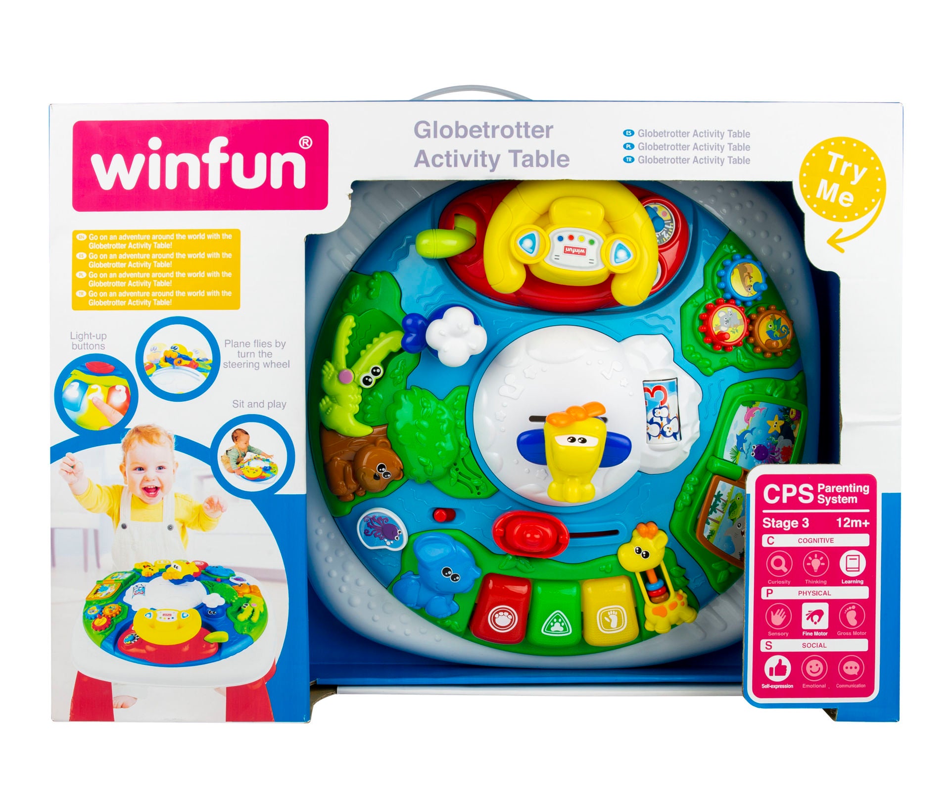 Jucarie, masa activitati cu sunete si lumini, Winfun, 0876