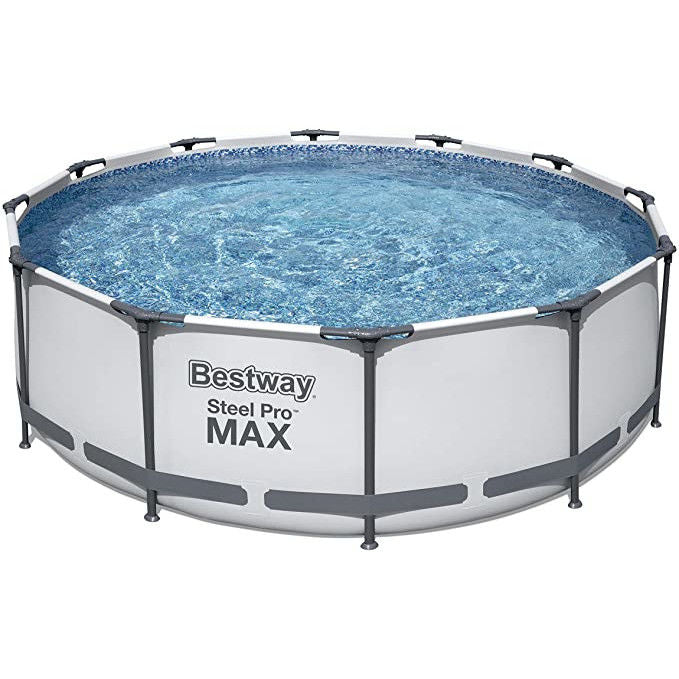 Piscina Bestway, 4.88 m x 1.22 m, cu pompa de filtrare si scara de siguranta