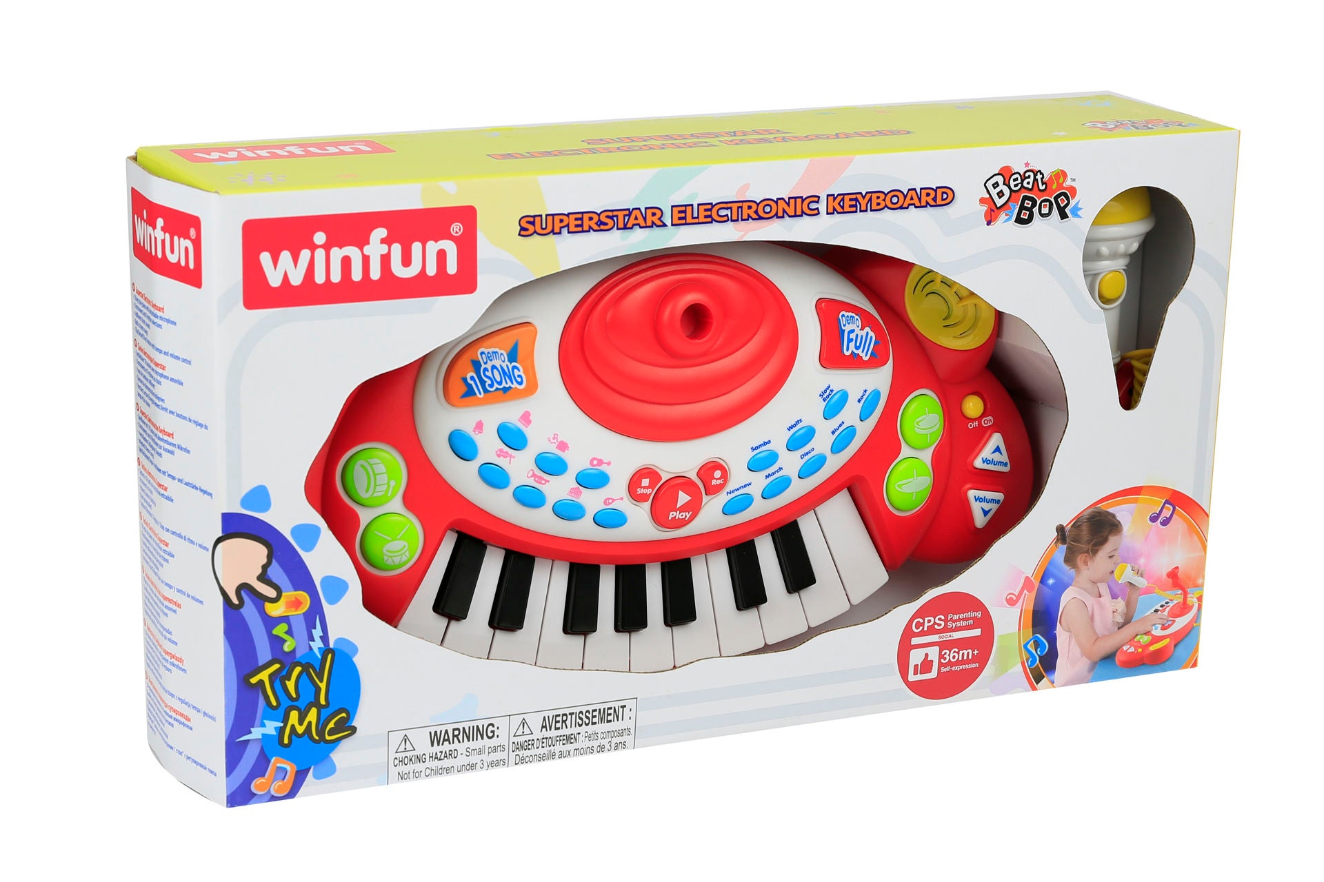 Jucarie, tastatura electronica superstar, Winfun, 2055