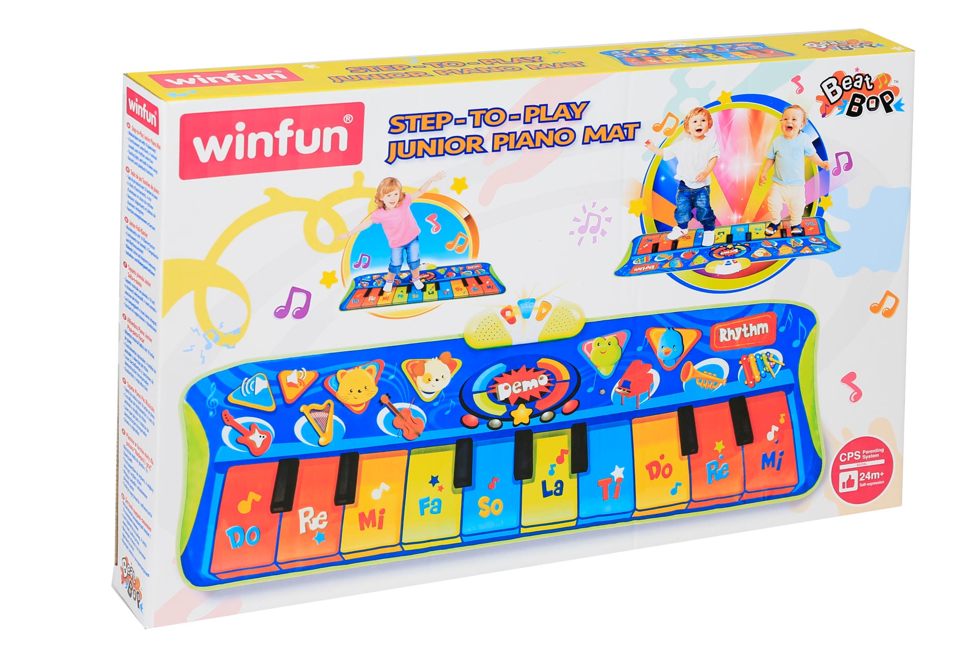 Jucarie interactiva pentru copii, covor muzical cu 10 taste, Winfun, 2507