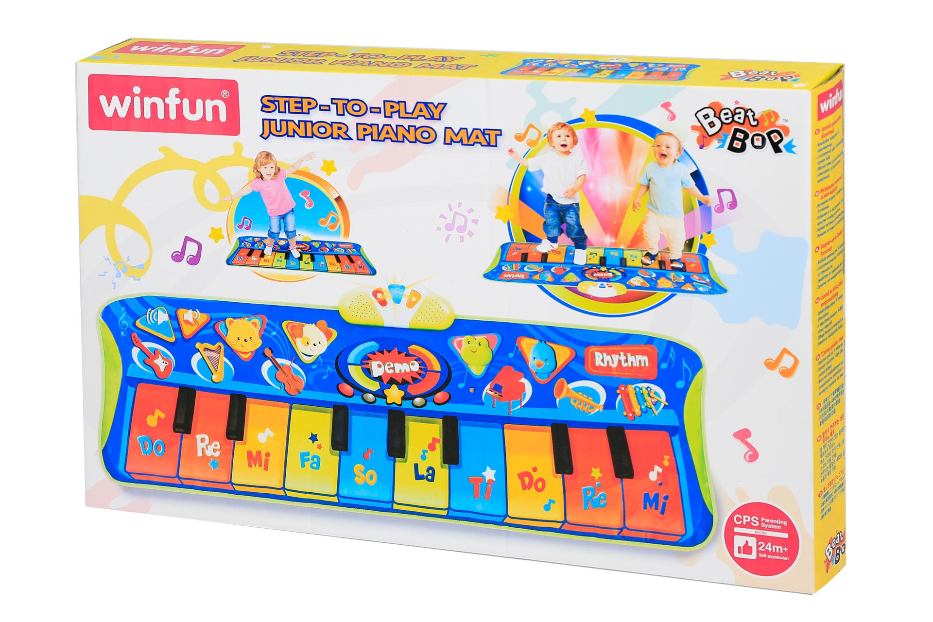 Jucarie interactiva pentru copii, covor muzical cu 10 taste, Winfun, 2507