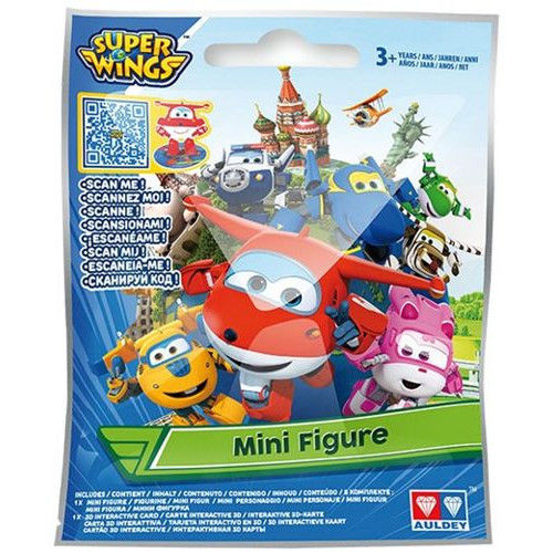 Figurina Super Wings Avion Transformabil in Folie