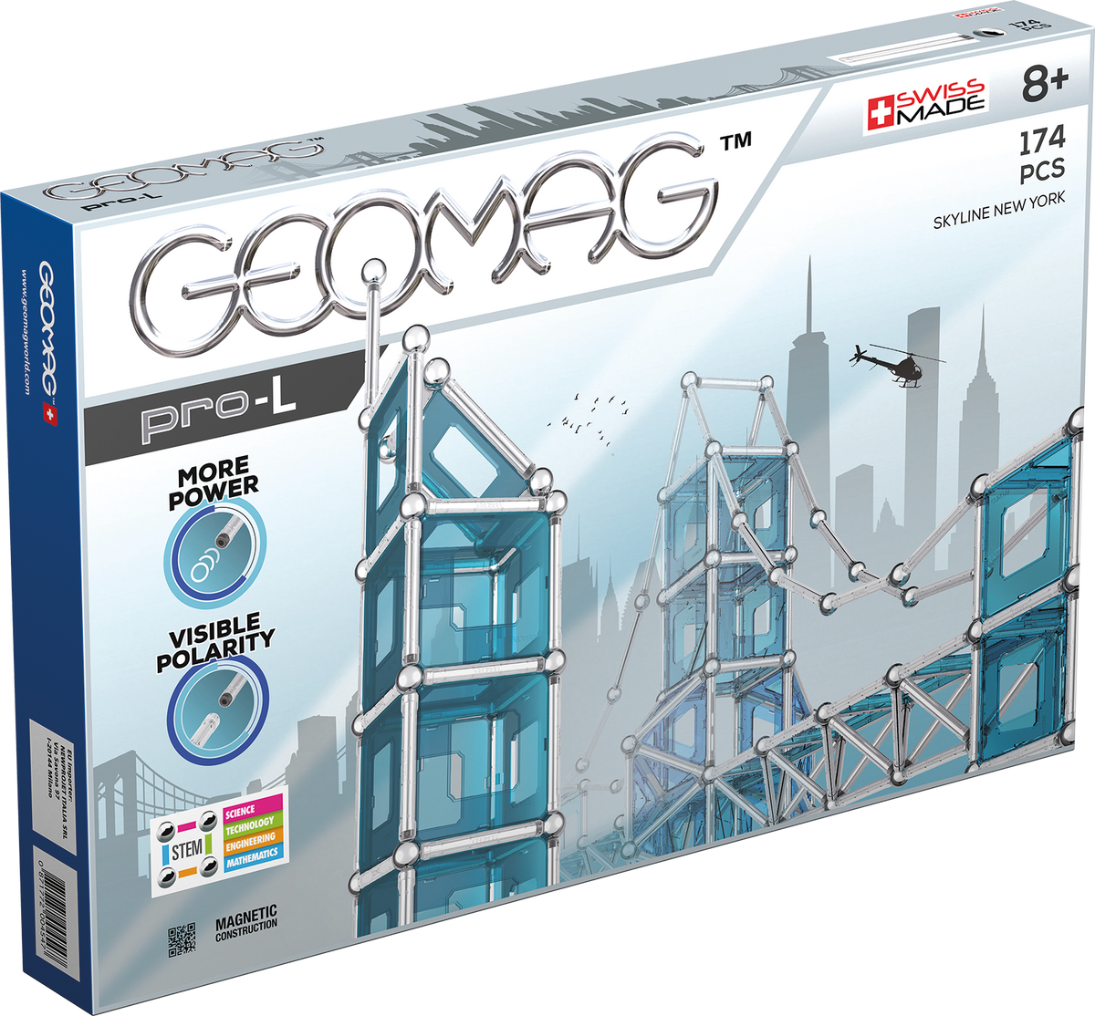 Geomag set magnetic 174 piese Panels Skyline NY, 027