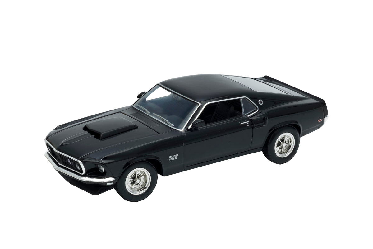 Macheta Auto Welly 1:24 1969 Ford Mustang Boss 429 Negru, W29370-24067W