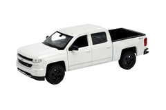 Macheta auto Chevrolet Silverado, alb, 1:24 Welly, 24083W