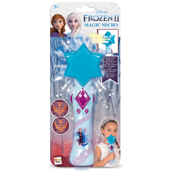 Jucarie microfon magic cu lumini, Frozen II, IMC 16989