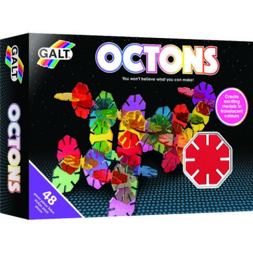 Set de construit pentru copii discuri Octons Galt 48 piese