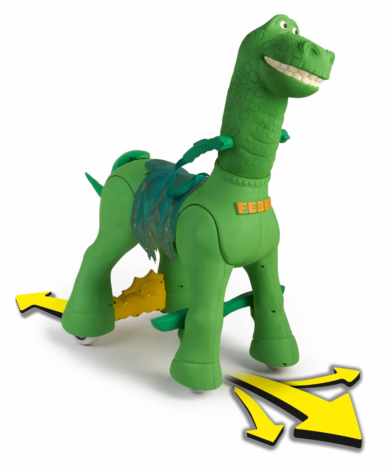 Ride-on Prietenul meu Dino, cu acumulator 12 V, Feber, 12630