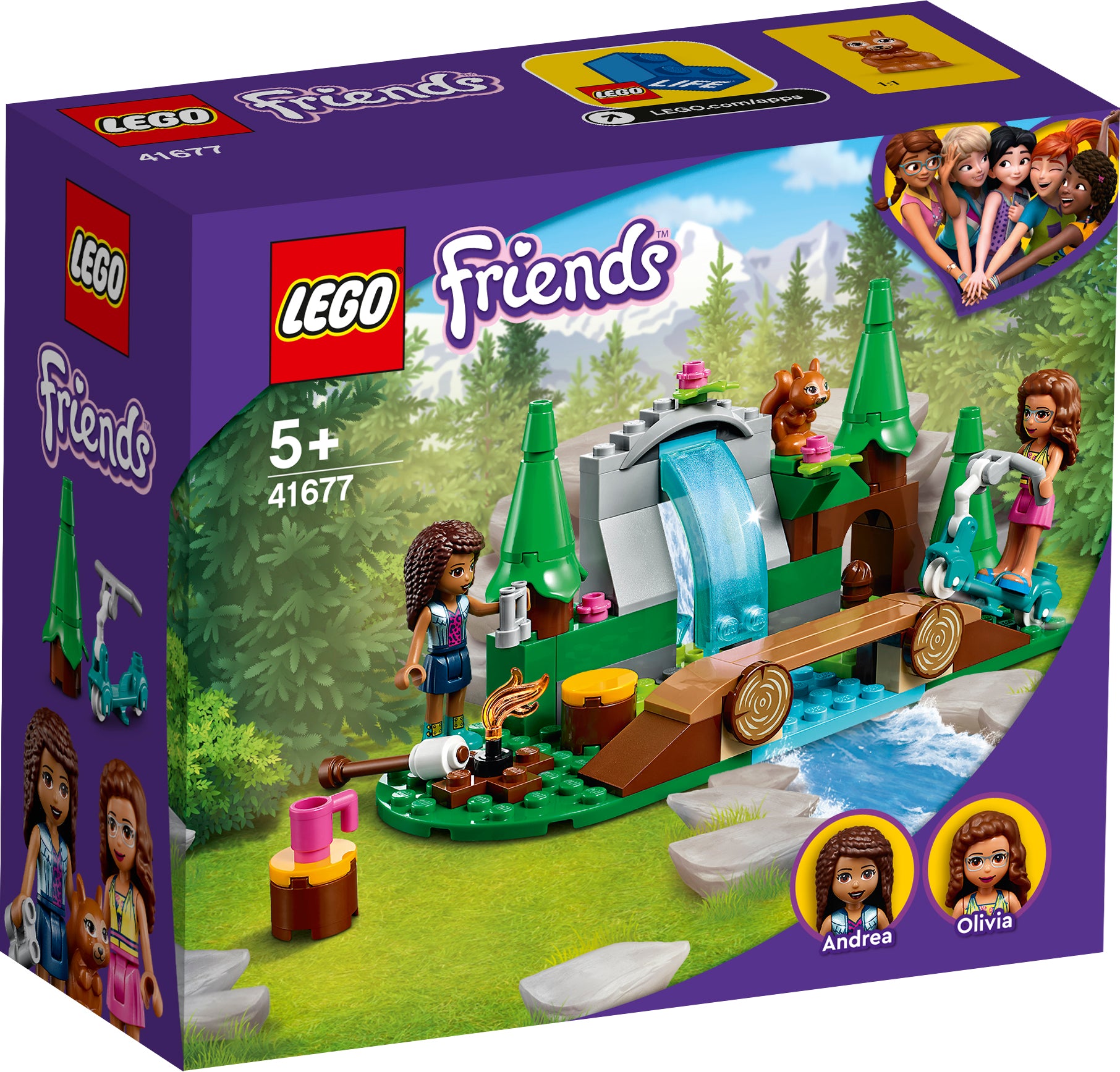 LEGO® Friends - Cascada din pădure, 41677