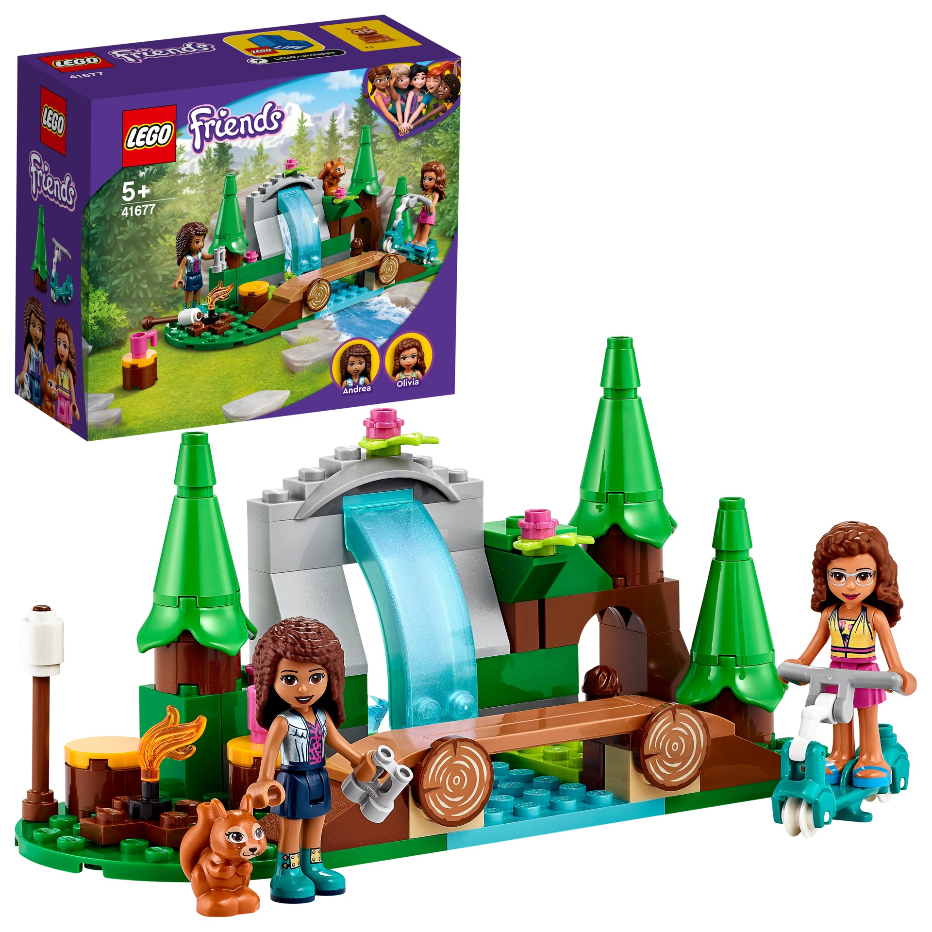 LEGO® Friends - Cascada din pădure, 41677