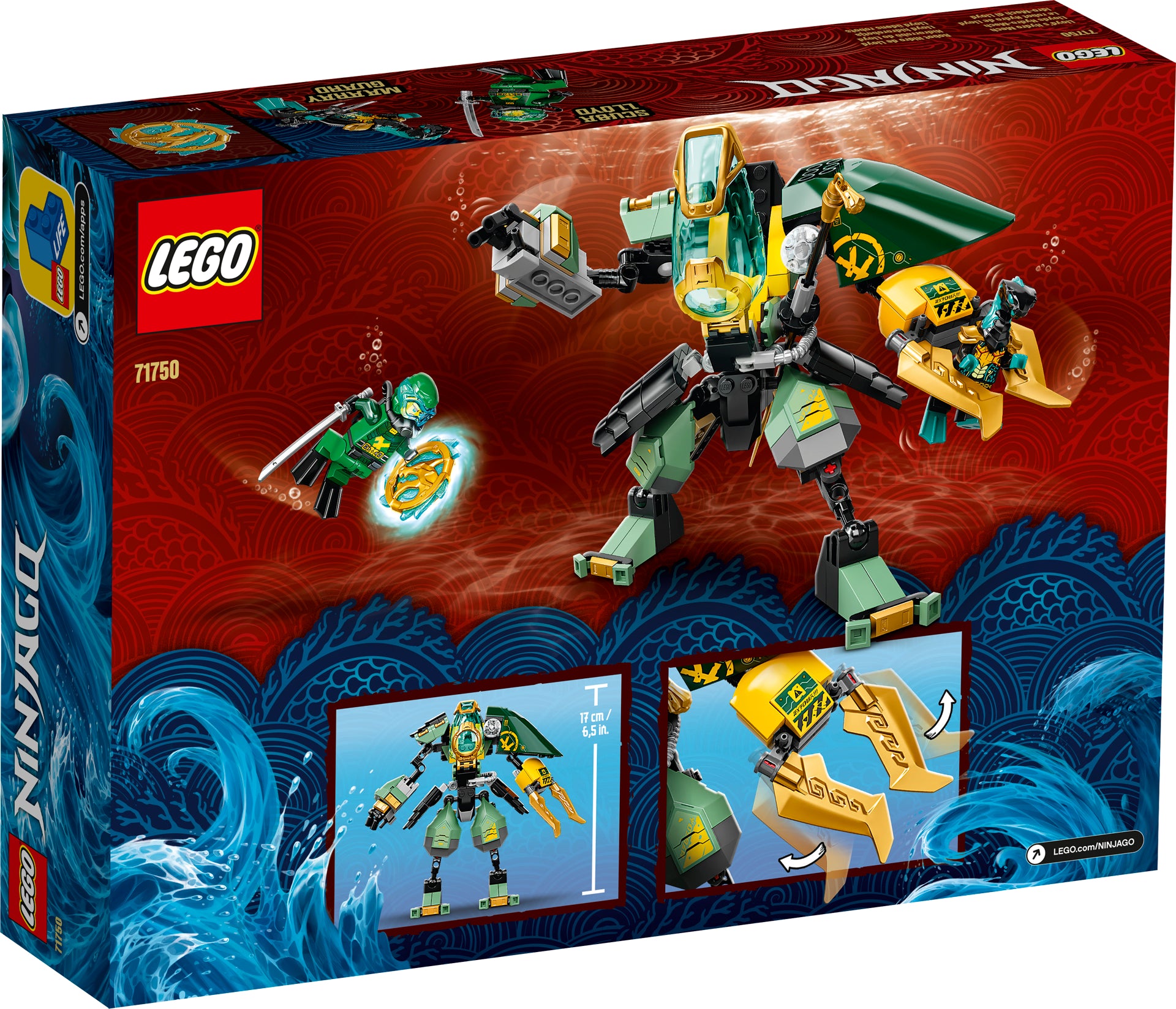 LEGO® NINJAGO® Robotul Hidro al lui Lloyd, 71750