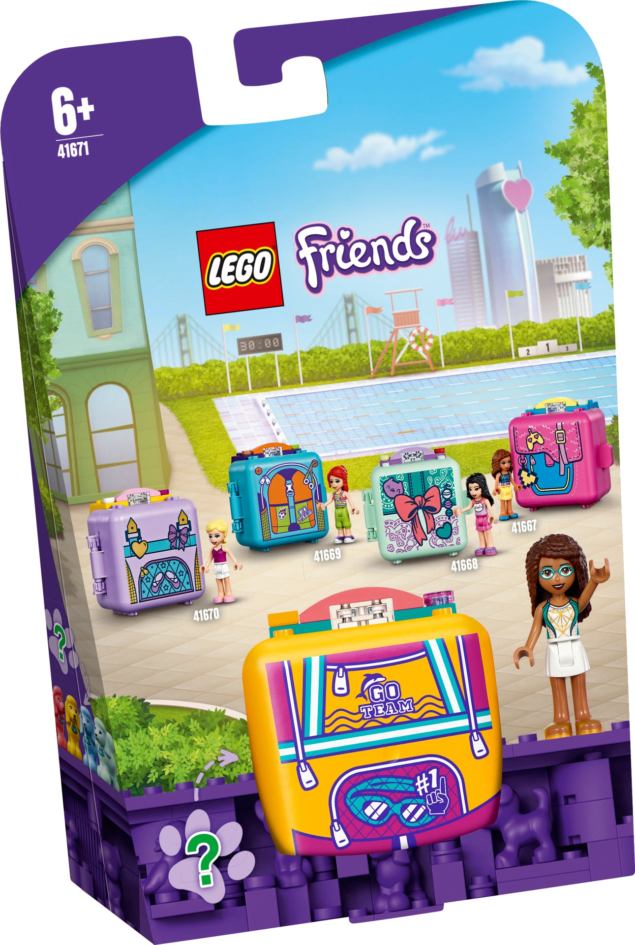 LEGO® Friends Cubul de înot al Andreei 41671